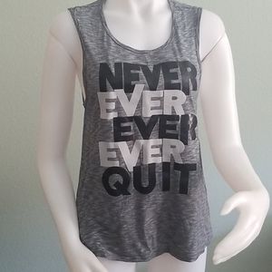 Women's Never Give Up Workout Tank